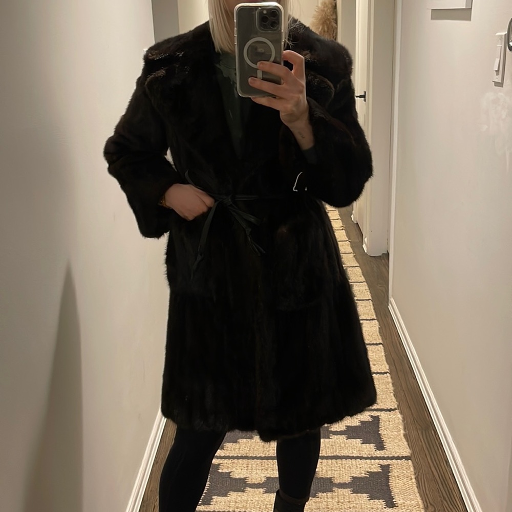Vintage Mink Fur Coat